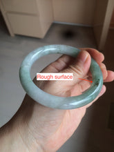 Load image into Gallery viewer, 59.4mm Certified Type A 100% Natural green round cut Jadeite Jade bangle AZ126-2806
