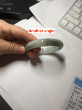 Load image into Gallery viewer, 54.7mm Certified Type A 100% Natural green Jadeite Jade bangle AU48-0237
