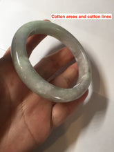 Load image into Gallery viewer, 56.7mm 100% natural type A green/white/purple jadeite jade bangle BM47-8037(certificate is lost)
