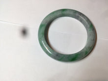 Load image into Gallery viewer, 54.5mm certificated Type A 100% Natural sunny green/dark green/black Jadeite Jade bangle Z133-2356
