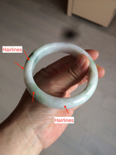 Load image into Gallery viewer, 57mm certified Type A 100% Natural green/red/white jadeite jade bangle BF38-1465
