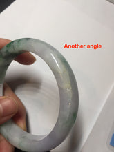 Load image into Gallery viewer, 57mm certified 100% natural type A sunny green/purple jadeite jade bangle BN83-8723
