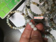 Load image into Gallery viewer, 7-7.6mm 100% natural type A green/white/yellow/brown jadeite jade beads bracelet AQ73

