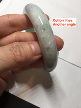 Load image into Gallery viewer, 54.6mm 100% natural sunny green/white/purple jadeite jade bangle BN43
