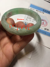 Load image into Gallery viewer, 52.9mm certified 100% natural Type A sunny green  jadeite jade bangle PB163-4653

