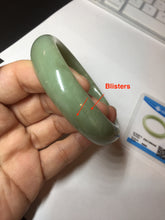 Load image into Gallery viewer, 56.4mm certified 100% Natural green/yellow nephrite Hetian Jade bangle HF79-8445
