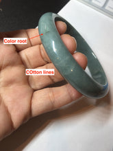 Load image into Gallery viewer, 63mm Certified Type A 100% Natural dark green/blue/gray/black Guatemala Jadeite jade bangle BL102-5767

