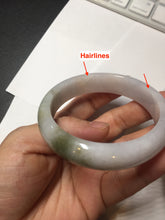 Load image into Gallery viewer, 57.7mm certified Type A 100% Natural sunny green yellow brown white purple Jadeite Jade bangle Y160-3009
