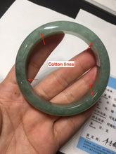 Load image into Gallery viewer, 54.9mm certified natural 100% natural Type A green jadeite jade bangle AF92-1161
