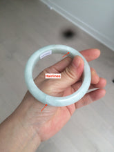 Load image into Gallery viewer, 57.4mm certified type A 100% Natural watery green jadeite jade bangle BK62-4036
