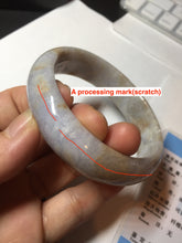 Load image into Gallery viewer, 59mm Certified Type A 100% Natural light purple yellow jadeite jade bangle BM100-4475
