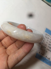 Load image into Gallery viewer, 57.5mm certified 100% natural type A white jadeite jade bangle BF41-1467
