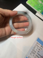 Load image into Gallery viewer, 55mm Certified 100% natural Type A icy watery light green  jadeite jade bangle BH33-5829
