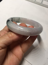 Load image into Gallery viewer, 56mm certified Type A 100% Natural icy watery light green sunny green purple Jadeite Jade bangle BQ65-5667
