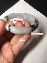 Load image into Gallery viewer, 53.8mm certificated Type A 100% Natural light green/white jadeite jade bangle BK100-2343
