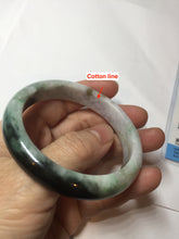 Load image into Gallery viewer, 53.2mm certificated Type A 100% Natural sunny green/brown/purple/black(FU LU SHOU, 福禄寿) Jadeite Jade bangle BG237-3302
