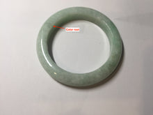 Load image into Gallery viewer, 57mm Certified Type A 100% Natural light green jadeite Jade bangle PA132-(6557)
