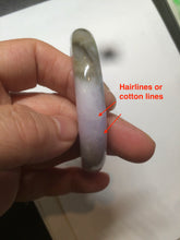 Load image into Gallery viewer, 51.4mm Certified 100% natural Type A green/brown/purple jadeite jade bangle AR86-5212
