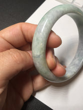 Load image into Gallery viewer, 59mm Certified Type A 100% Natural sunny green purple Jadeite Jade bangle BP39-1184
