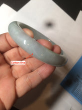 Load image into Gallery viewer, 57.4mm Certified Type A 100% Natural light yellow/blue/green Jadeite Jade bangle BK22-4406
