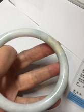 Load image into Gallery viewer, 62.9mm certified 100% natural Type A light green round cut jadeite jade bangle BS14-9566
