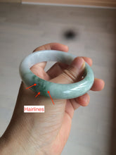 Load image into Gallery viewer, 56.4mm certificated Type A 100% Natural sunny green Jadeite Jade bangle Z128-2357
