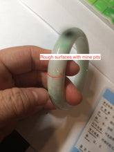 Load image into Gallery viewer, 54.6mm certified 100% natural Type A sunny green/white/brown jadeite jade bangle Y138-3314
