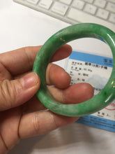 Load image into Gallery viewer, 49mm certified 100% natural Type A sunny green jadeite jade bangle BS85-9901
