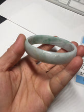 Load image into Gallery viewer, 54mm certified Type A 100% Natural sunny green yellow thin Jadeite Jade bangle AY93-1326
