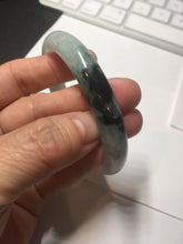 Load image into Gallery viewer, 51.5mm certified Type A 100% Natural sunny green purple oval Jadeite Jade bangle BN43-5137
