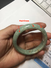 Load image into Gallery viewer, 53.7mm Certified 100% natural Type A sunny green red jadeite jade bangle BQ19-5461
