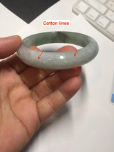 Load image into Gallery viewer, 57.5mm Certified 100% natural Type A icy watery oily dark green/gray(油青) jadeite jade bangle PC119-0352

