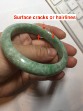 Load image into Gallery viewer, 55.5mm Certified 100% natural Type A sunny green brown jadeite jade bangle BQ18-5460
