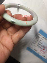 Load image into Gallery viewer, 57mm certified Type A 100% Natural green purple Jadeite Jade bangle PC40-4033
