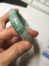 Load image into Gallery viewer, 59.2mm Certified Type A 100% Natural green purple Jadeite Jade bangle S86-7051
