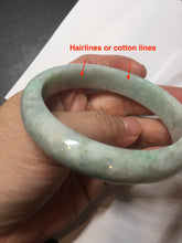 Load image into Gallery viewer, 58mm Certificate 100% natural type A sunny green brown jadeite jade bangle D139-4022
