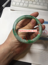 Load image into Gallery viewer, 58mm certified 100% natural Type A sunny green red jadeite jade bangle PB166-4659

