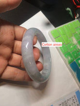 Load image into Gallery viewer, 57.5mm certified 100% natural type A light green/purple jadeite jade bangle BG34-0314
