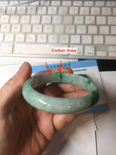 Load image into Gallery viewer, 54mm certified 100% natural Type A sunny green jadeite jade bangle PB165-4664
