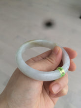 Load image into Gallery viewer, 51mm Certified Type A 100% Natural yellow/white Jadeite Jade bangle M33-0091
