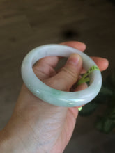 Load image into Gallery viewer, 57mm certified 100% natural green/white/yellow jadeite jade bangle R64-9289
