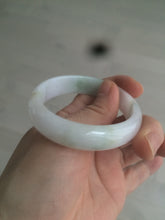 Load image into Gallery viewer, 50mm Certified Type A 100% Natural light green/purple Jadeite Jade bangle C37-7910
