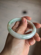 Load image into Gallery viewer, 56mm 100% natural certified icy sunny green/red/white jadeite jade bangle AT52-8745
