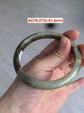 Load image into Gallery viewer, Sale! Certified type A 100% 55-61mm Natural green/white/purple Jadeite bangle group AG6
