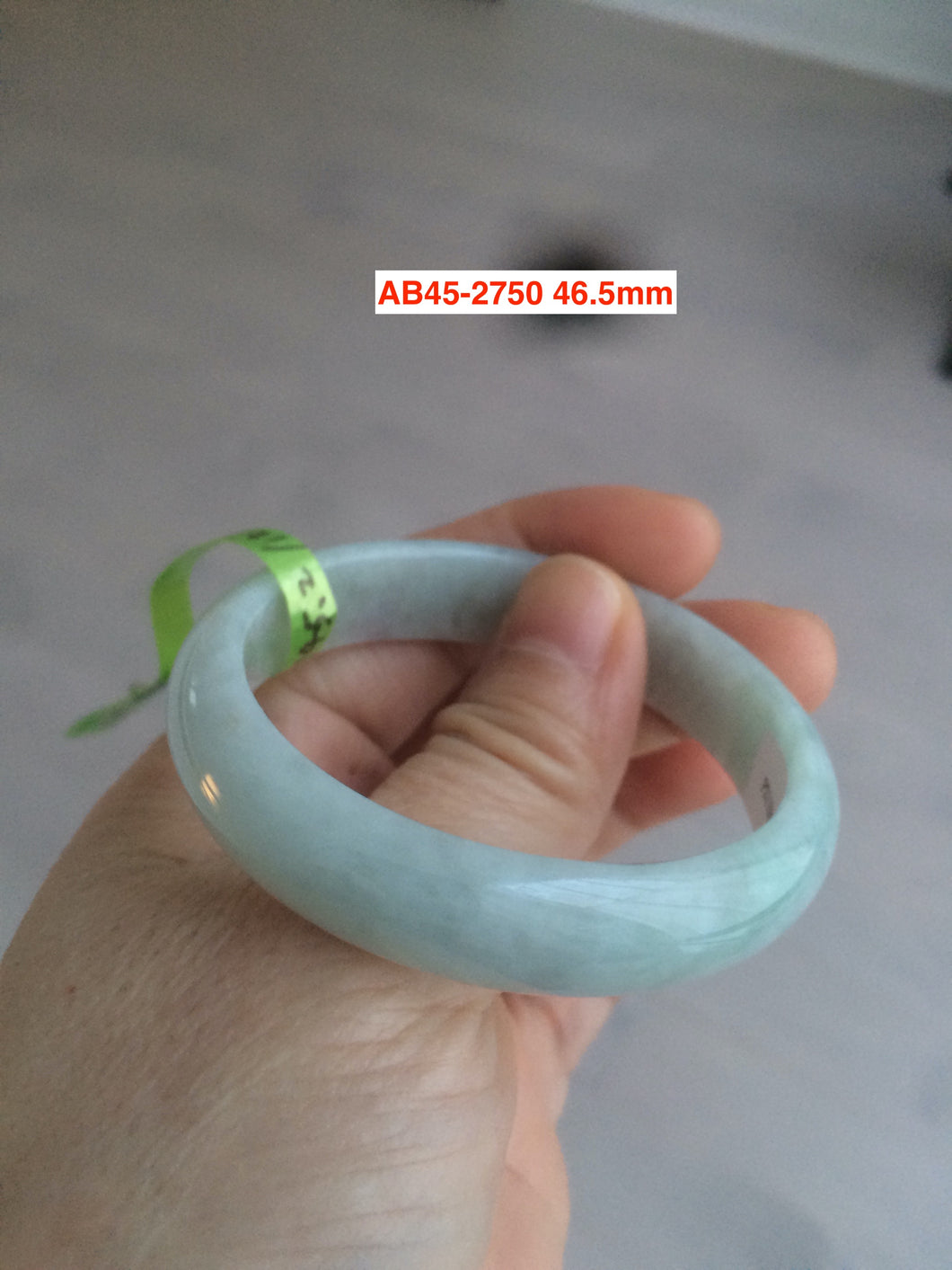 Sale! 100% natural Type A icy green/brown/purple jadeite jade XXXS bangle group12