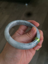 Load image into Gallery viewer, 56.5mm certificated Type A 100% Natural white/green/blue Jadeite Jade bangle Q86-1602
