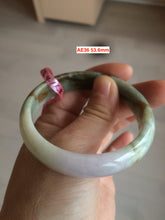 Load image into Gallery viewer, Sale! 100% natural Type A green/brown/purple (福禄寿)  landscape oil painting jadeite jade bangle group10
