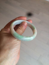 Load image into Gallery viewer, 48mm Type A 100% Natural sunny green/purple/yellow ovalJadeite Jade bangle X105-9226
