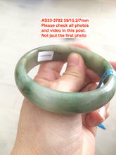 Load image into Gallery viewer, Sale! 56-59mm 100% Natural jadeite jade bangle group A61 (Clearance)
