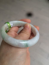 Load image into Gallery viewer, 54mm certificated Type A 100% Natural green/yellow/purple Jadeite Jade bangle AD22-8066
